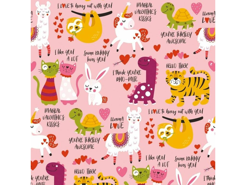 Papier Cadeau Pour Enfants Rouleau 2 Feuilles Ambar C10