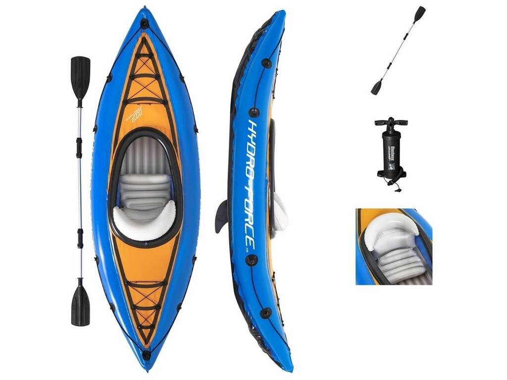 Kayak Gonfiabile Hydro-Force Cove Champion 275x81 cm. Bestway 65115