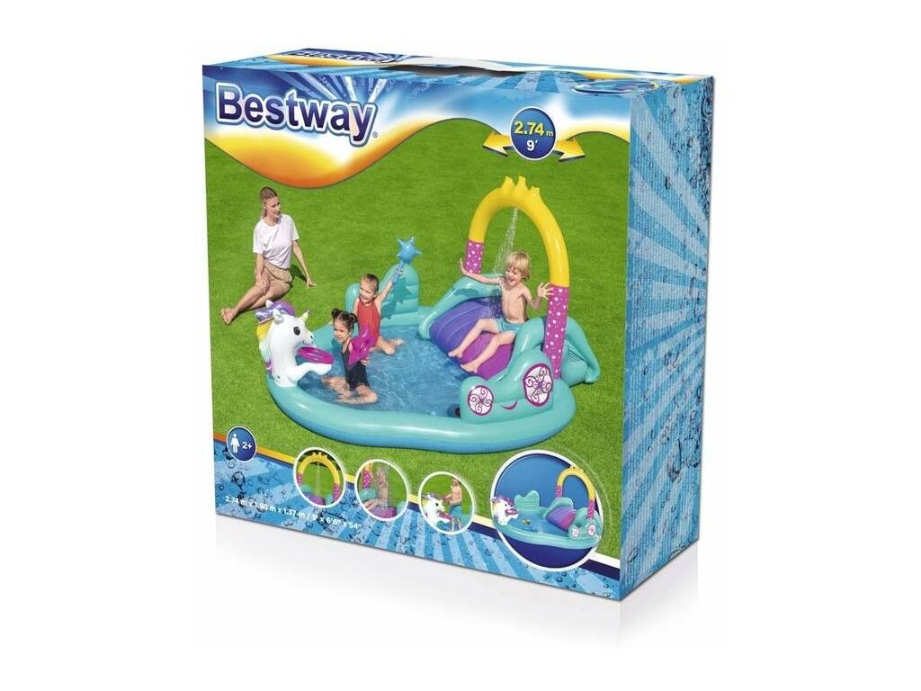 Centro di Giochi Carrozza Unicorno Magico Bestway 53097