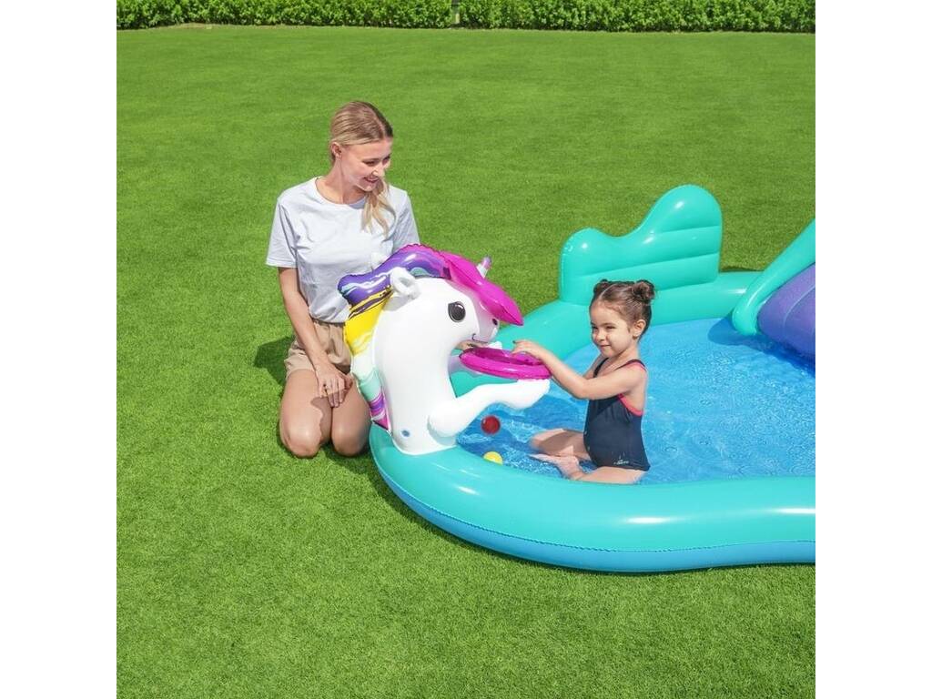 Centro di Giochi Carrozza Unicorno Magico Bestway 53097