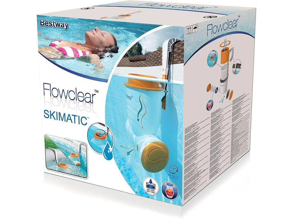 Depuratore di Filtro Skimatic 2.574 l/h Bestway 58462