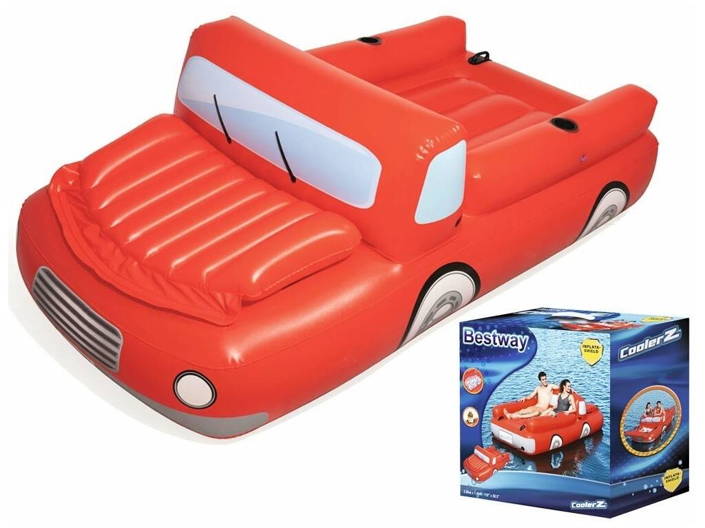 Colchão Insuflável Camião Vermelho com Frigorifico Bestway 43192