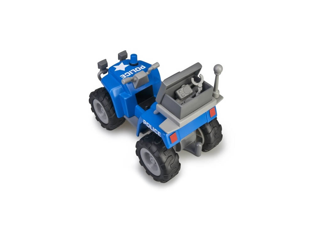 PinyPon Action Policier avec Voiture Quad Famosa 700015582
