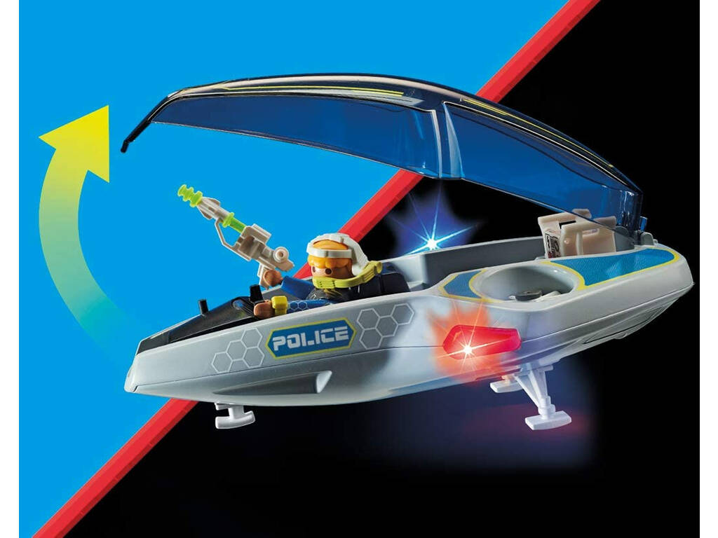 Playmobil Police Galactique Planeur