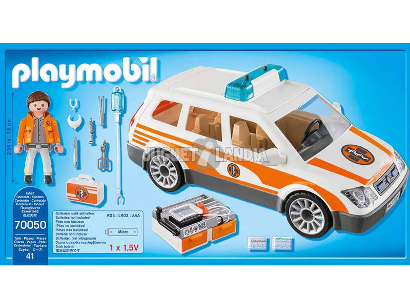 Playmobil Carro de Emergências com Sirene 70050