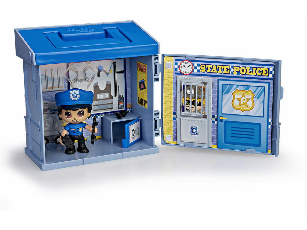 Pinypon Action Mixópolis Commissariat avec Figurine de Policier Famosa 700015585