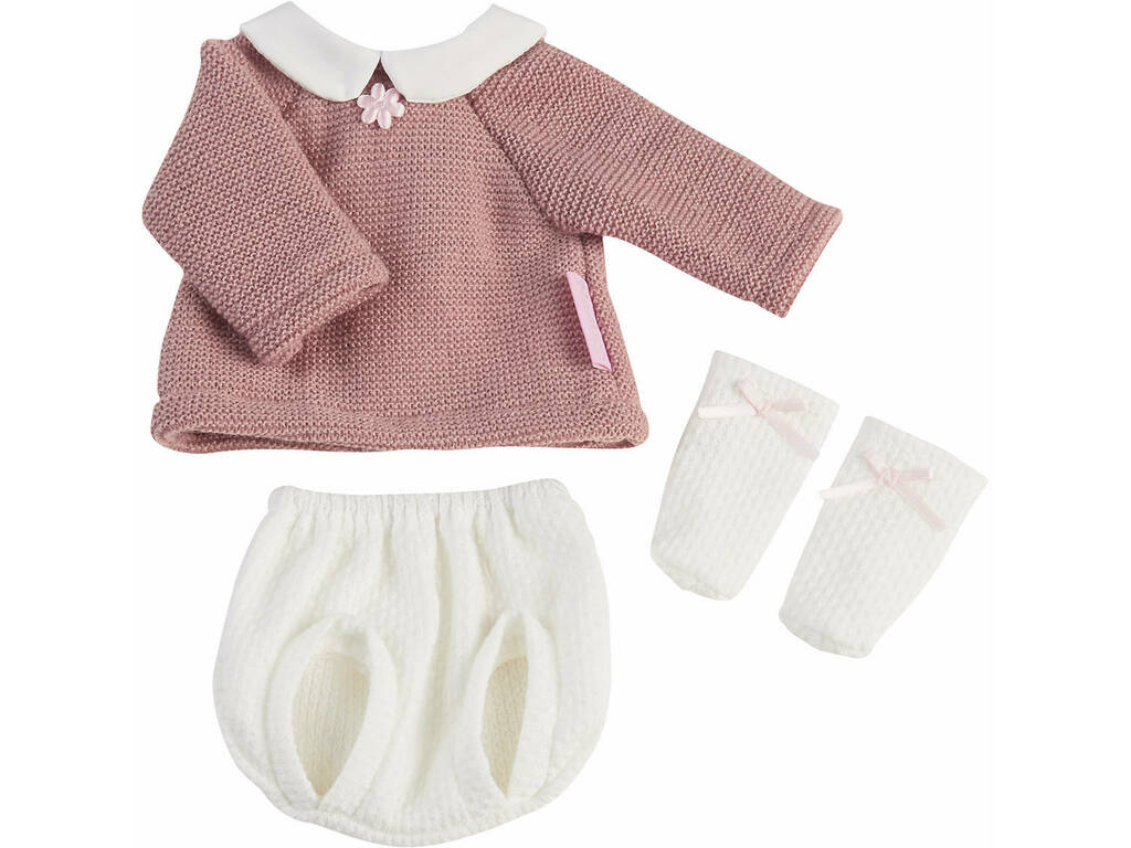 Nenuco Ropita En Percha 35 cm. Conjunto Punto con Patucos Famosa 700015615