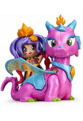 Pinypon Figuren Königin und Drachen von Famosa 700015547