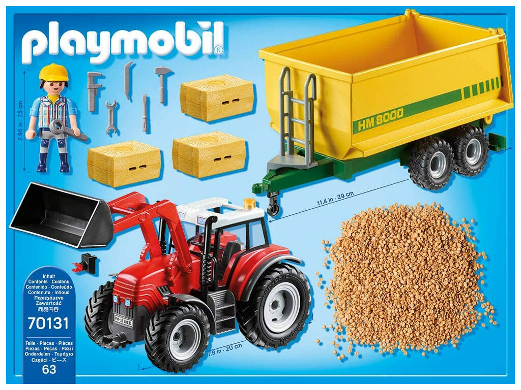 Playmobil Tracteur avec Remorque Playmobil 70131