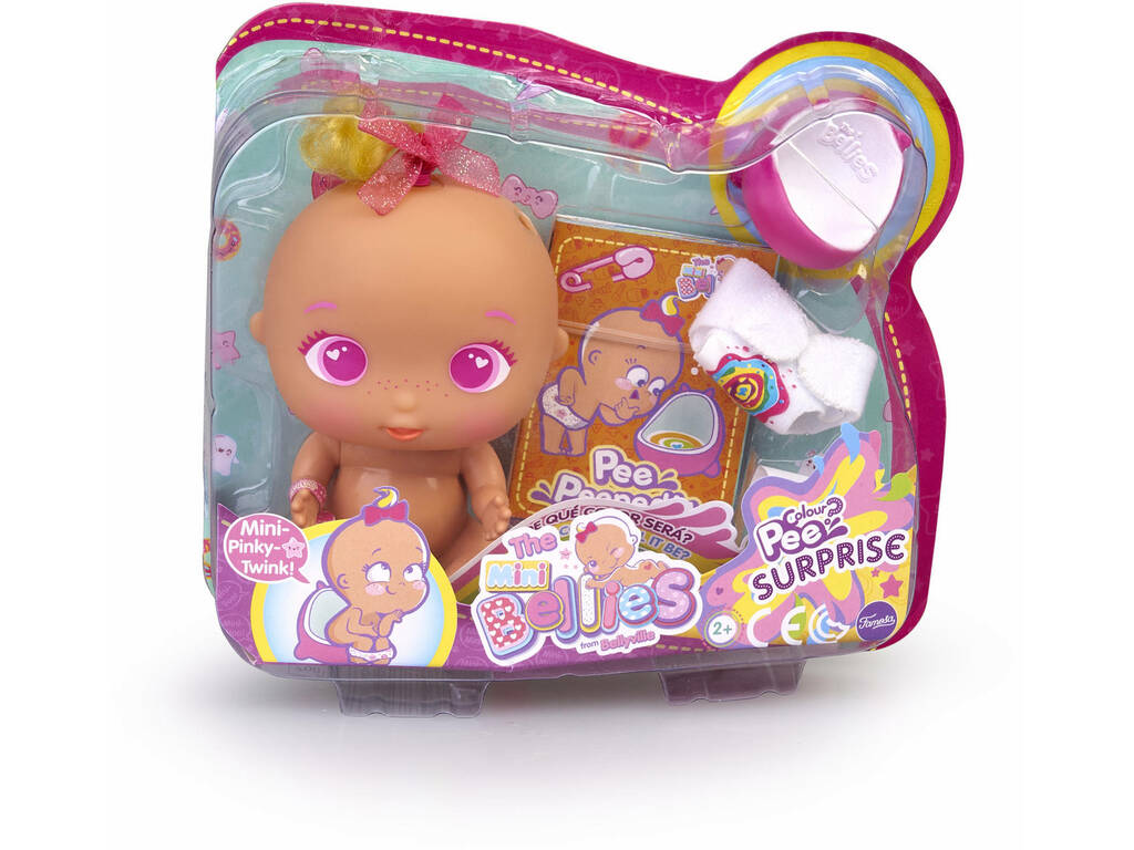 The Mini Bellies Color Pee Surprise Pinky Twink Famosa 700015539