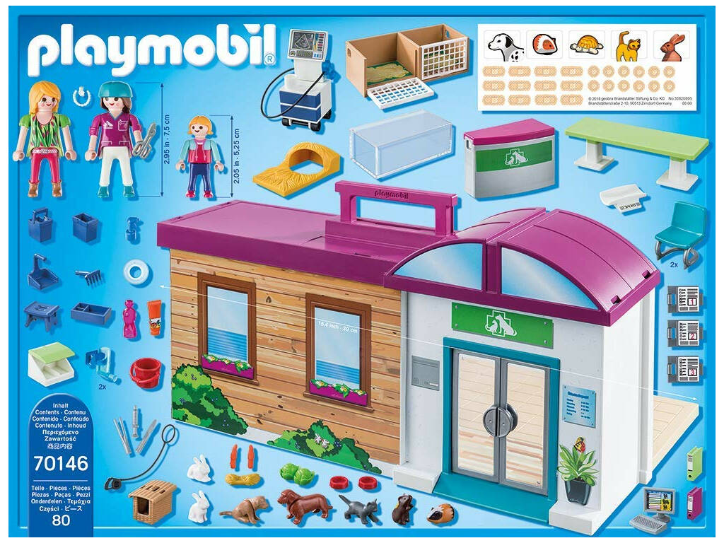 Playmobil Clínica Veterinaria Maletín 70146