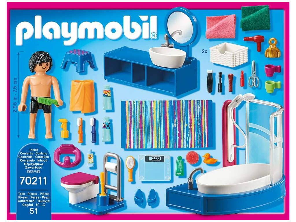 Playmobil Salle de Bain Playmobil 70211