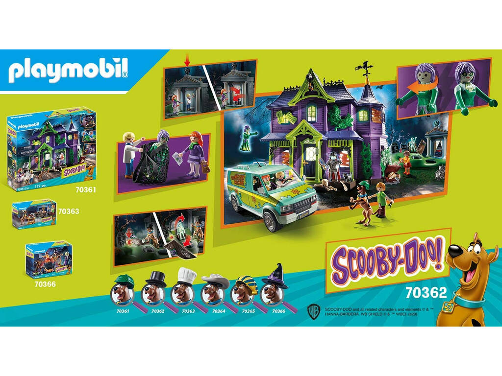 Playmobil Scooby-Doo Avventura nel Cimitero 70362