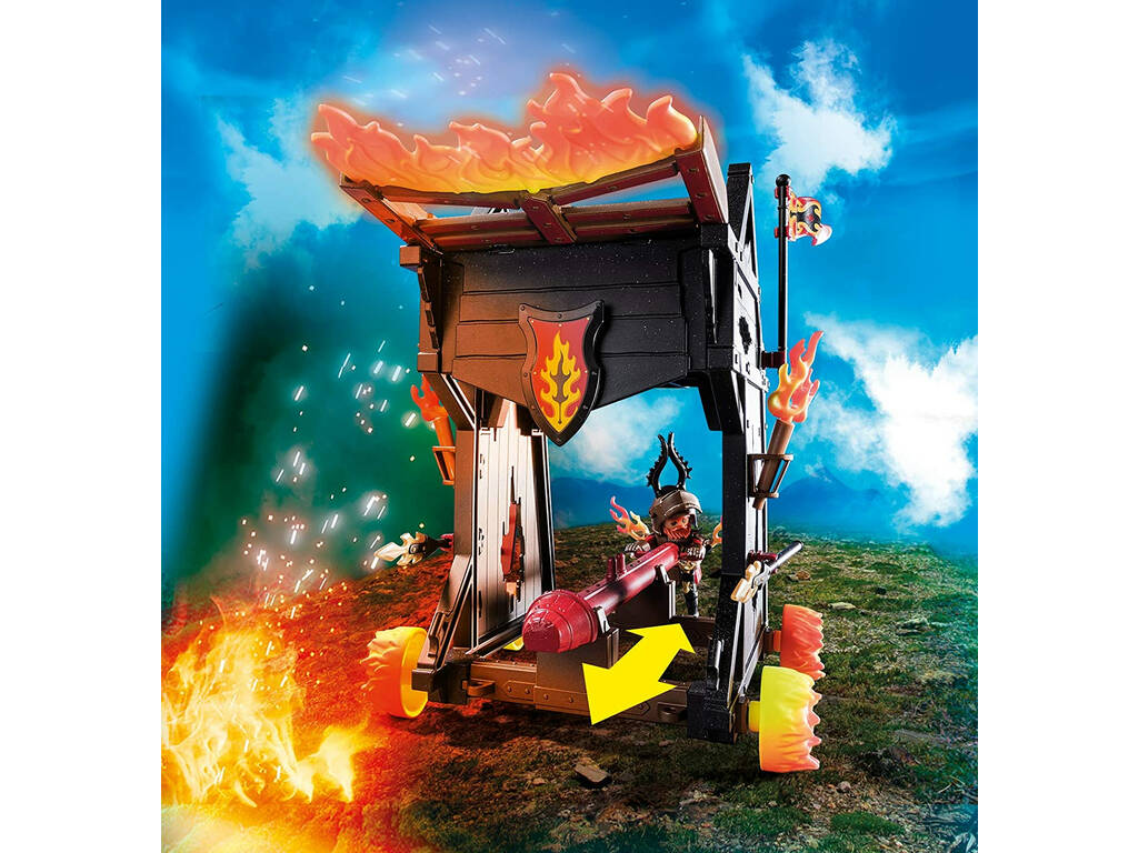 Playmobil Novelmore Tour d'attaque mobile des Burnham Raiders 70393 