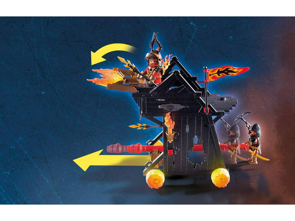 Playmobil Novelmore Tour d'attaque mobile des Burnham Raiders 70393 