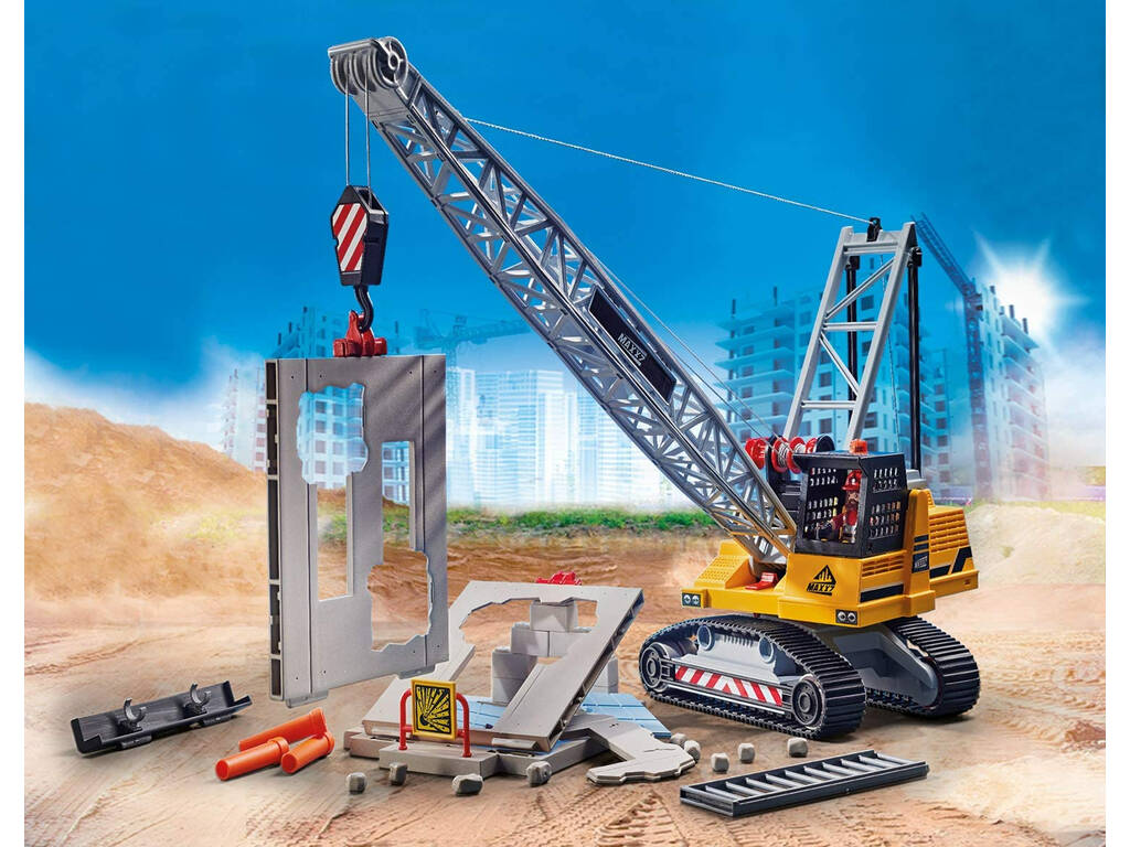 Playmobil Grue Démolition Chenille 70442