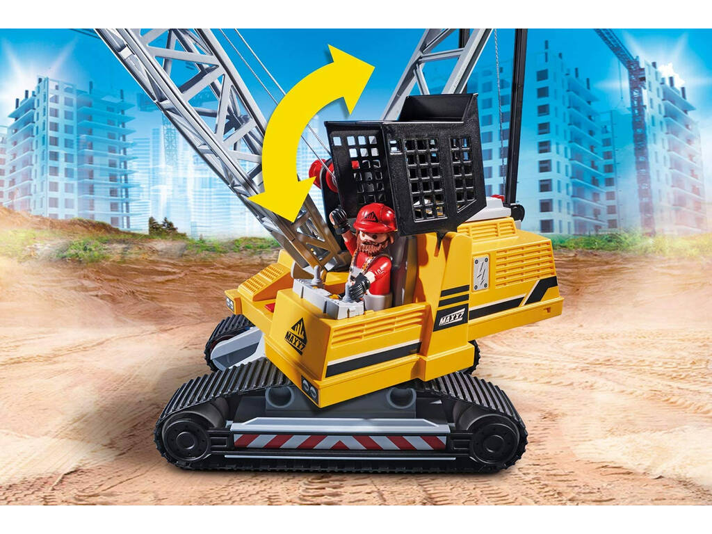 Playmobil Grue Démolition Chenille 70442