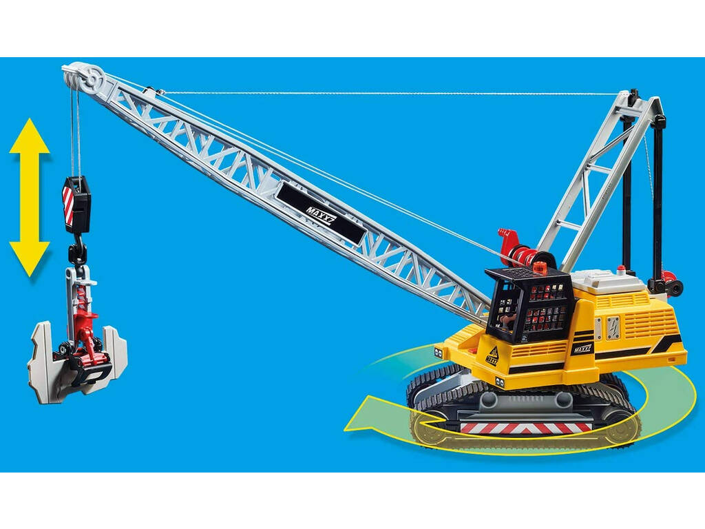 Playmobil Grue Démolition Chenille 70442