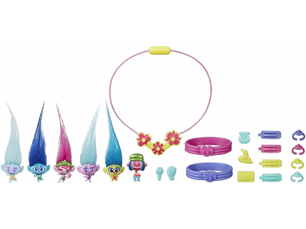 Trolls World Tour Set di Bigiotteria Mini Ballerini Hasbro E8283
