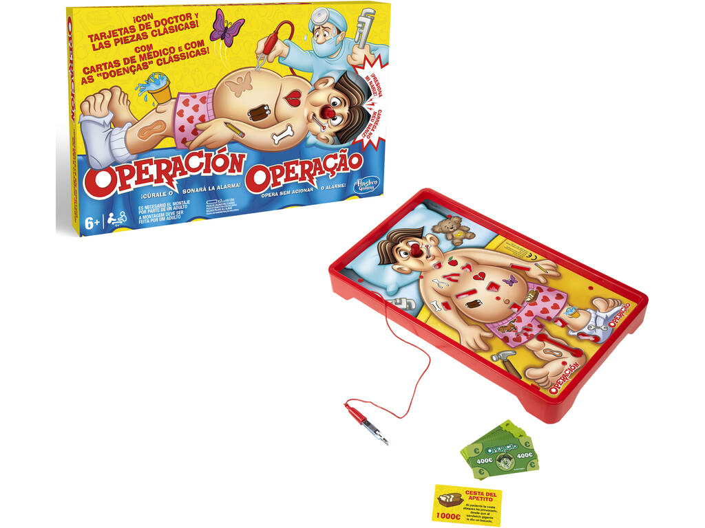 Jogo de Tabuleiro Operação HASBRO GAMING B2176