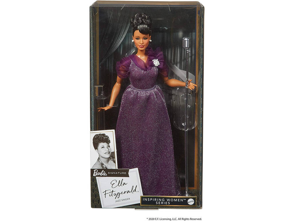 Barbie Colección Inspiring Women Ella Fitzgerald Mattel GHT86