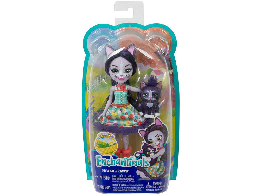 Enchantimals Bamobla Ciesta Cat con Gatta Climber Mattel GJX40