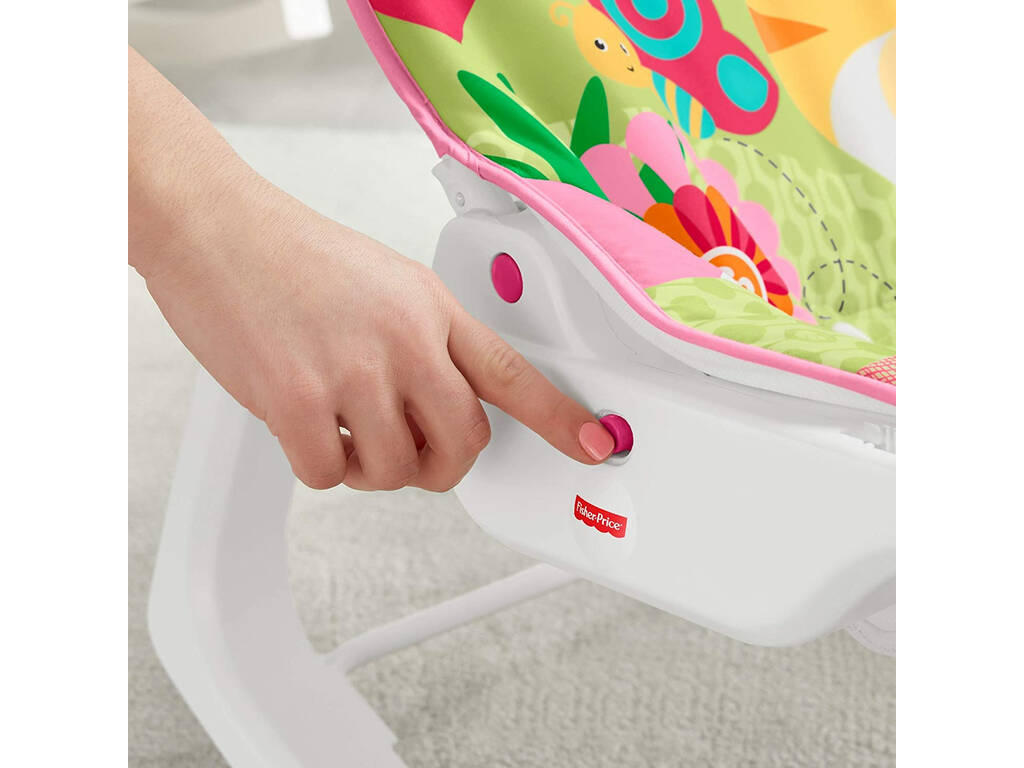 Fisher Price Hamaca Balancín Crece Conmigo Rosa Mattel GNV70