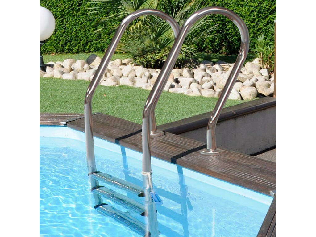 Piscine Rectangulaire en Bois Evora 620 x 420 x 133 cm Gre 790206
