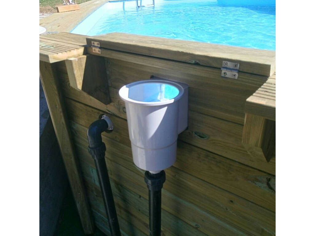 Piscina Redonda Madera Ananas 428X117 cm. Gre 790210