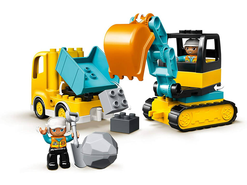 Lego Duplo Town Camion e Scavatrice con Bruchi 10931