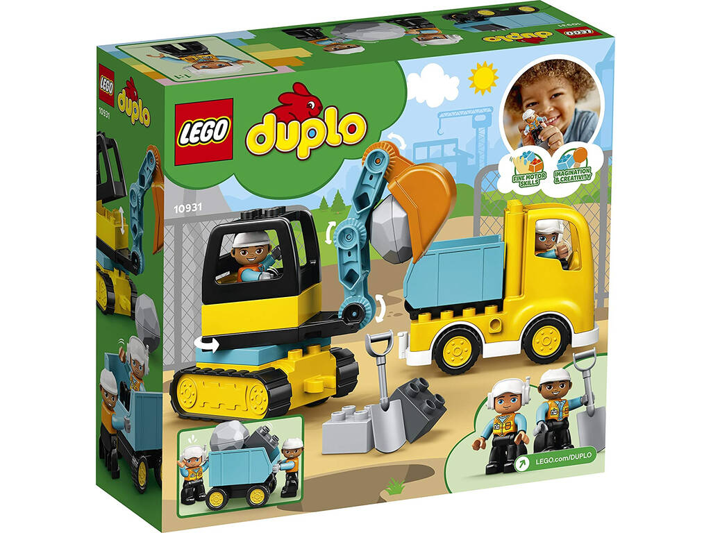 Lego Duplo Town Camion e Scavatrice con Bruchi 10931