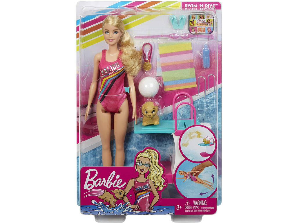 Barbie Nuota e si Immerge Mattel GHK23