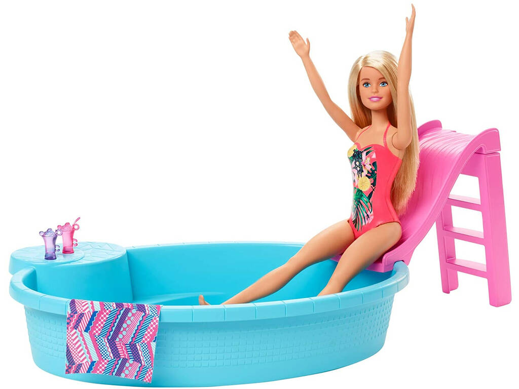 Barbie con Piscina Mattel GHL91