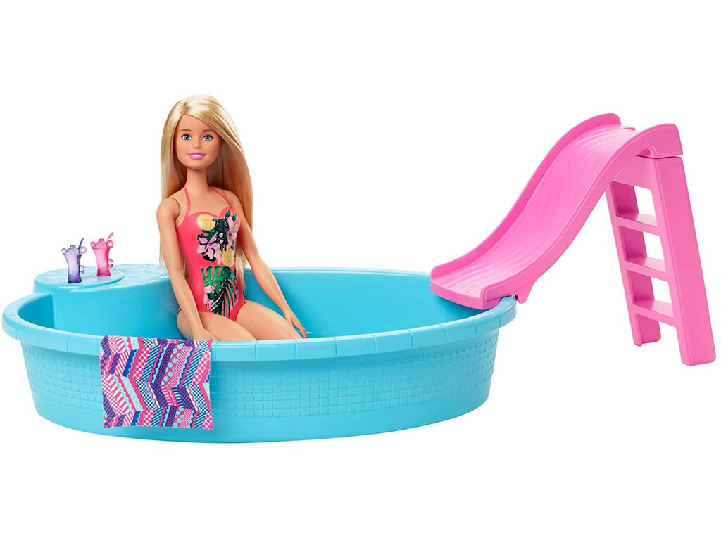 Barbie con Piscina Mattel GHL91