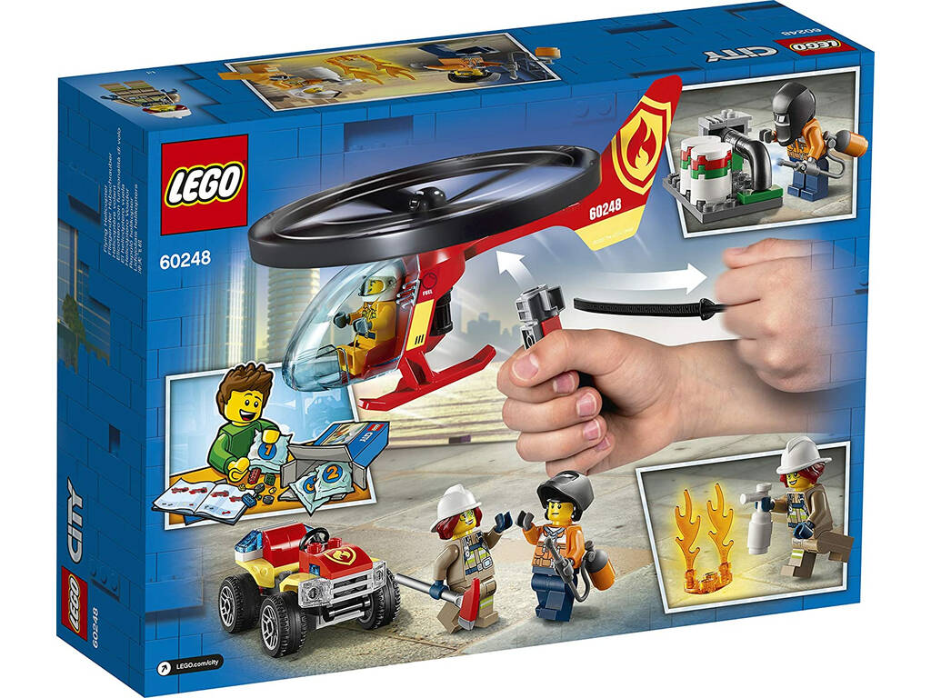 Lego City Fire Intervention de l'Helicoptère des Pompiers 60248