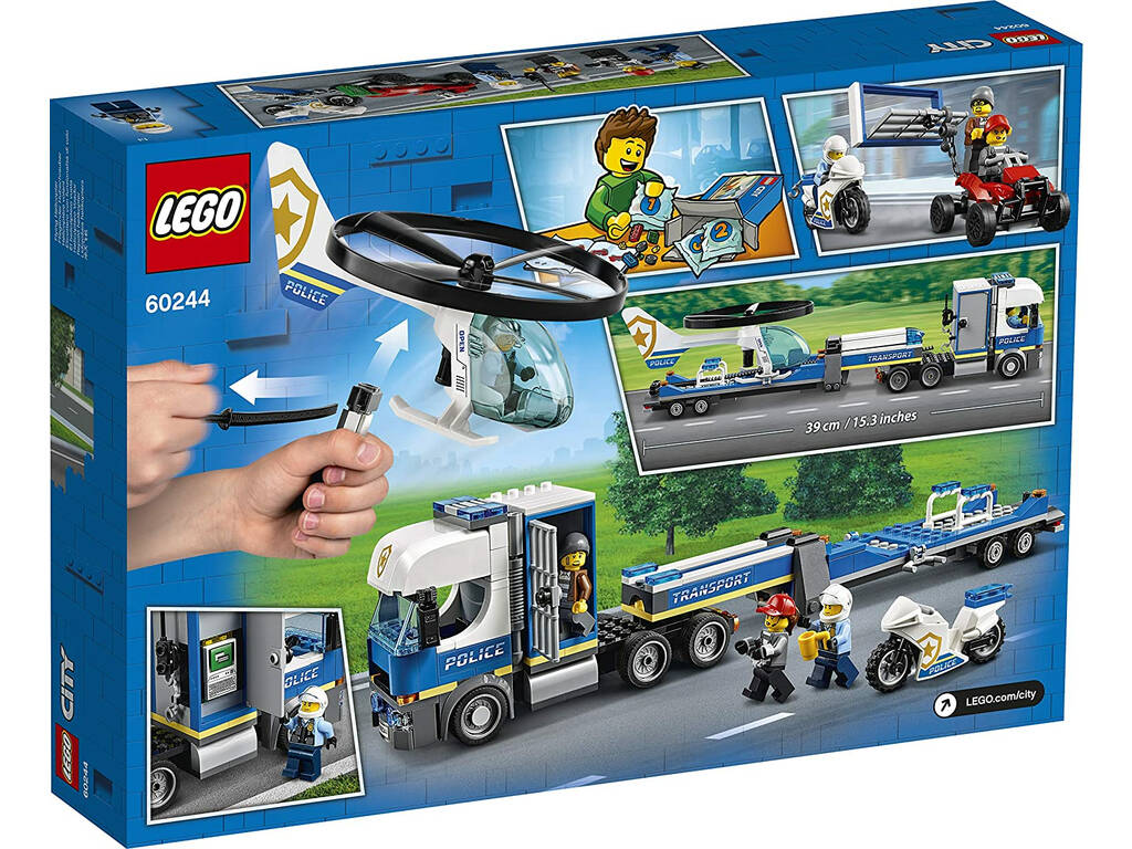 Lego City Police Camion di Trasporto in elicottero 60244