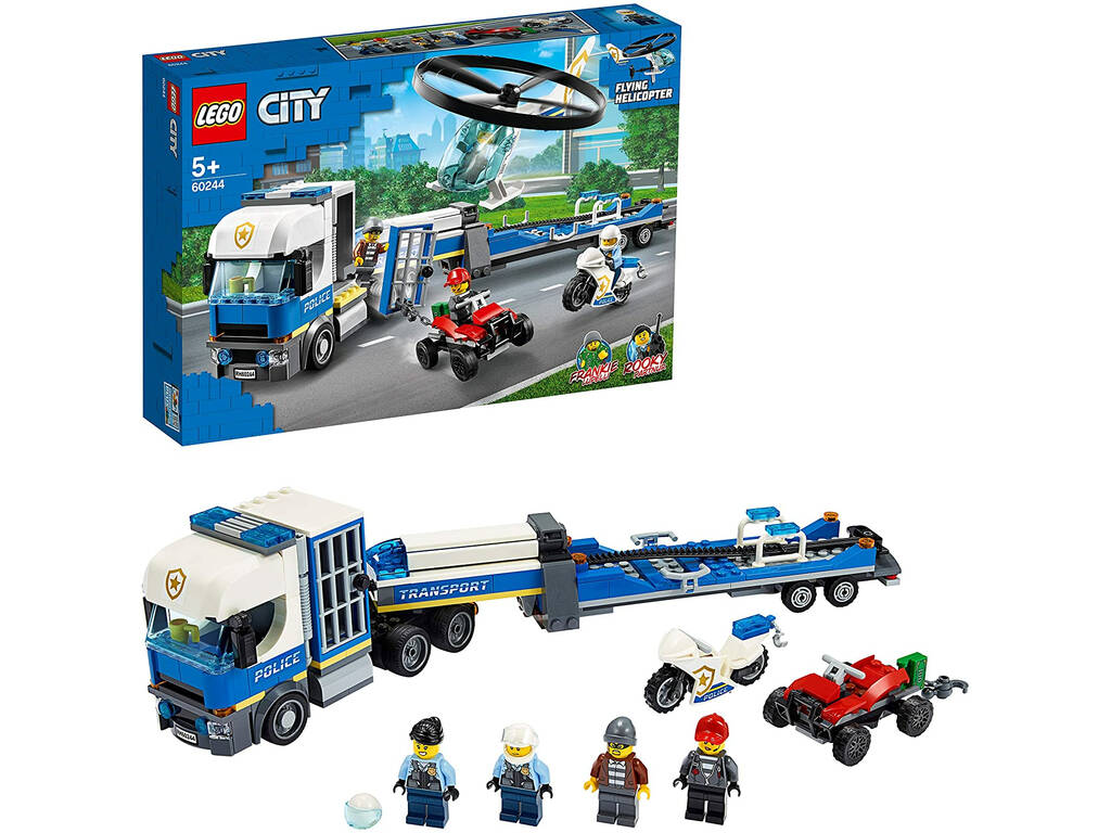 Lego City Police Camion di Trasporto in elicottero 60244