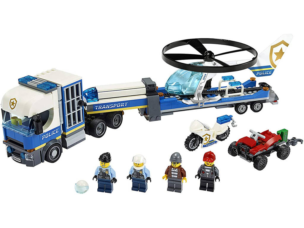 Lego City Police Camion di Trasporto in elicottero 60244