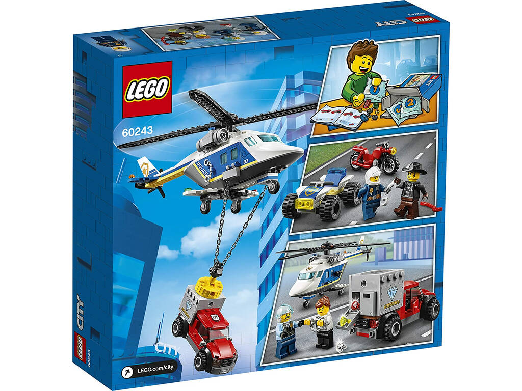 Lego City Police Poursuites de mise en Hélicoptère 60243