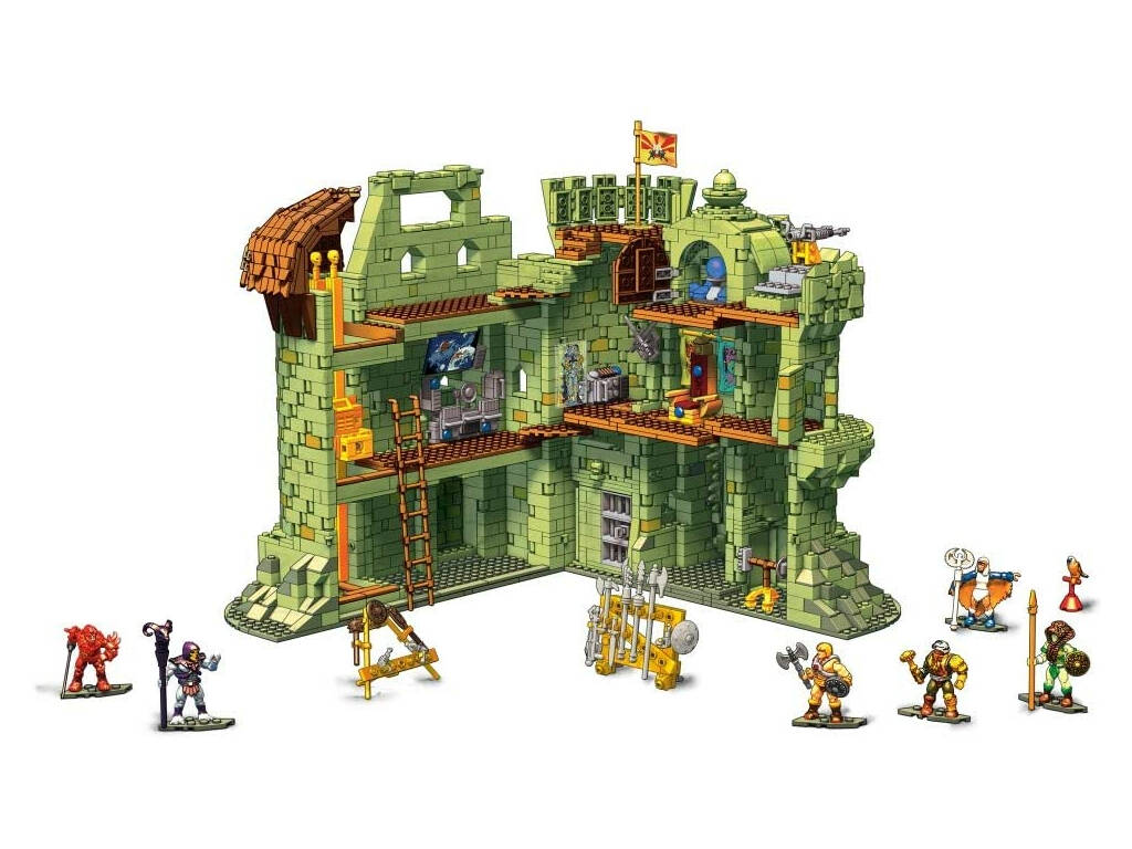 Masters Dell'Universo Mega Construx Castello Grayskull con Figure Mattel GGJ67
