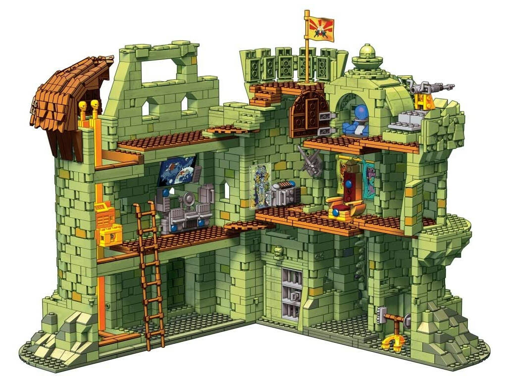 Masters Dell'Universo Mega Construx Castello Grayskull con Figure Mattel GGJ67