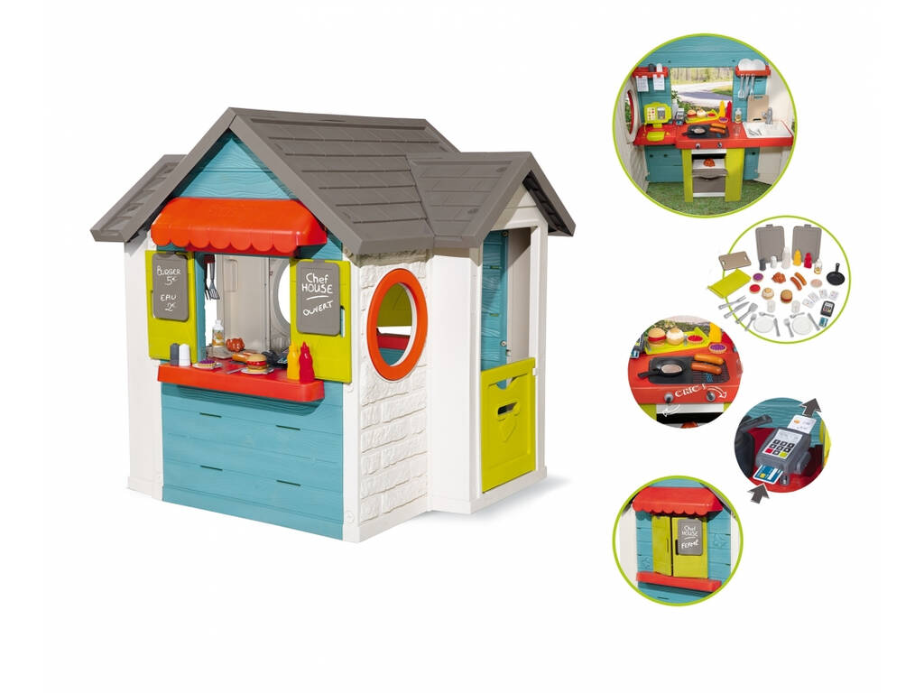 Casa Chef House com Acessórios Smoby 810403