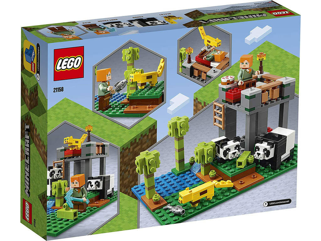 Lego Minecraft L'Élevage de Pandas 21158