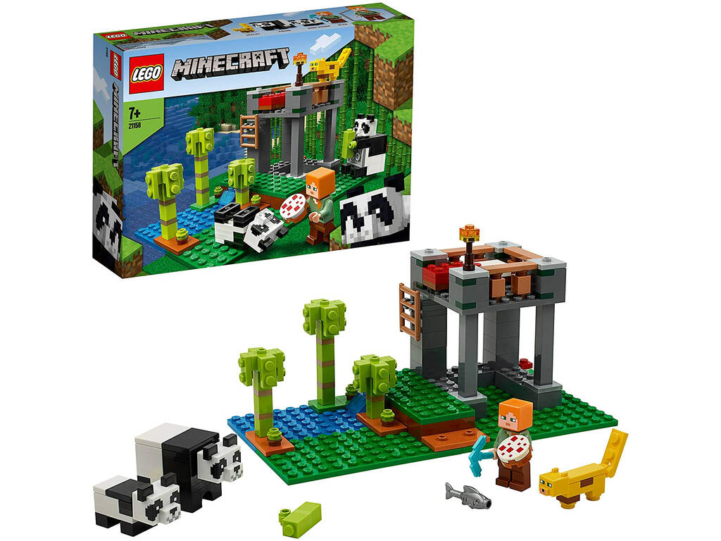 Lego Minecraft L'Élevage de Pandas 21158
