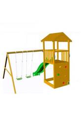 Aire de jeux Taga Escalada avec Double Balançoire Masgames MA700365