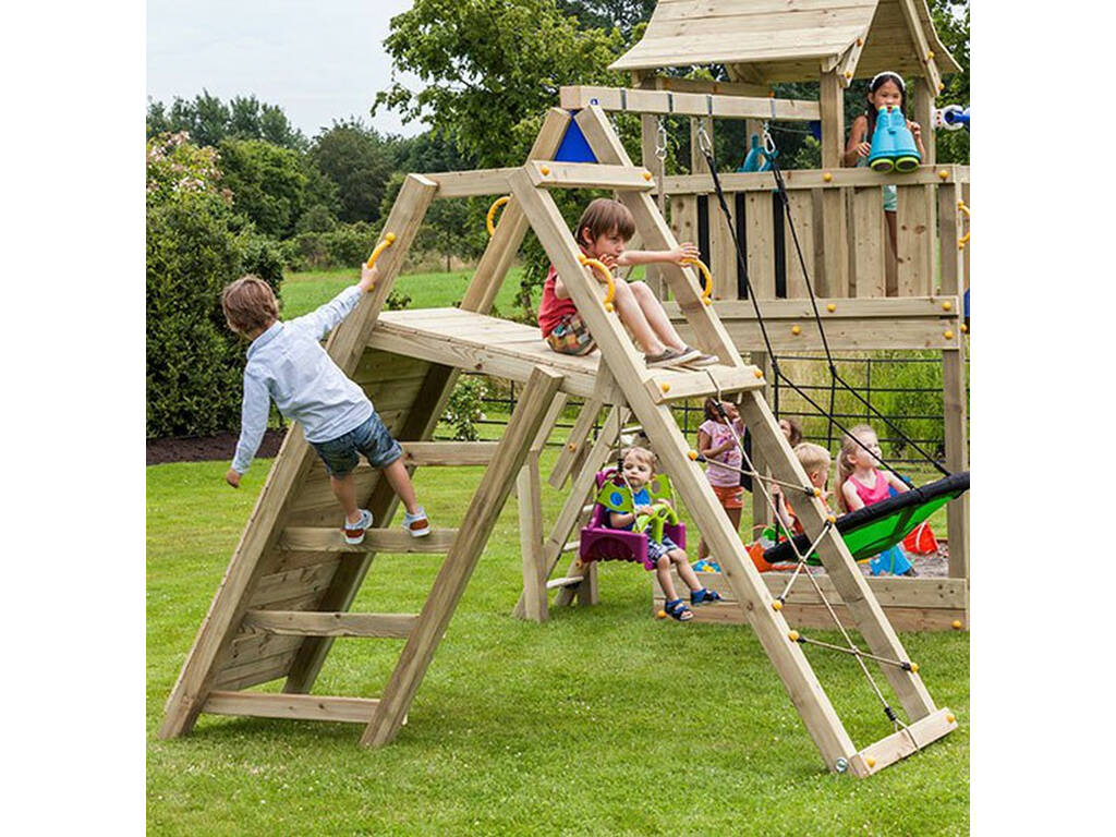 Parque Infantil Palazzo XL con Columpio Doble Masgames MA821701
