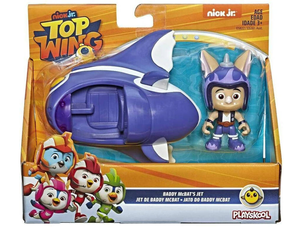 Top Wing Veicolo e Figura Baddy Hasbro E5822