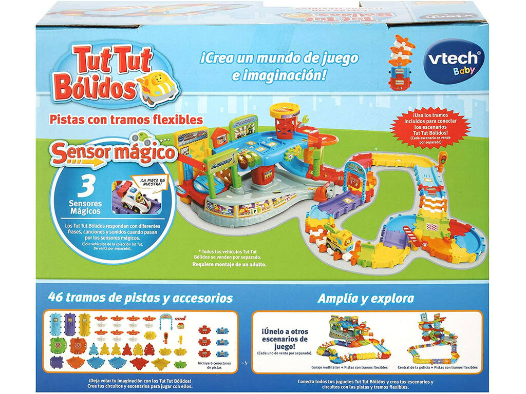 Tut Tut Bolidi Circuiti Con Traccie Flessibili Vtech 524422