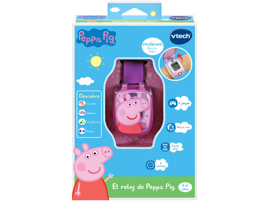 Peppa Pig Orologio Viola Vtech 526022