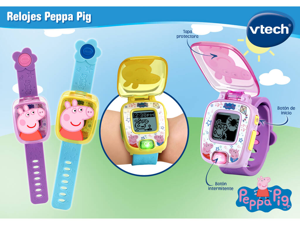 Peppa Pig Orologio Viola Vtech 526022